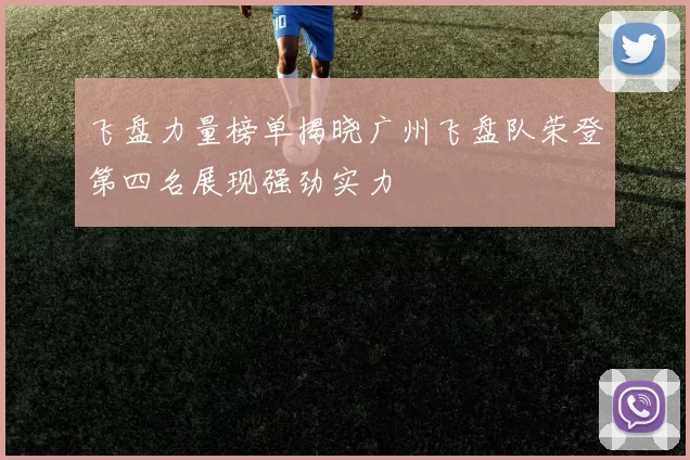 飞盘力量榜单揭晓广州飞盘队荣登第四名展现强劲实力